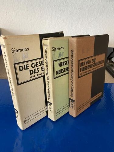 Zeddies, Dr. Adolf: Seltene Schulungsmaterialien Siemens - 30er Jahre