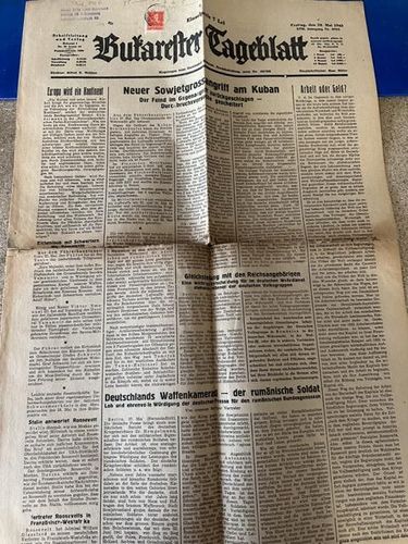 Bukarester Tageblatt - 28. Mai 1943