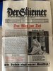 VERKAUFT VERKAUFT Der Stürmer - Deutsches Wochenblatt zum Kampfe um die Wahrheit