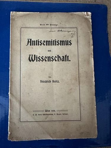 Hertz, Friedrich: Antisemitismus und Wissenschaft