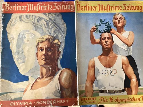 Erstes und Zweites Olympia - Sonderheft der Berliner Illustrierten